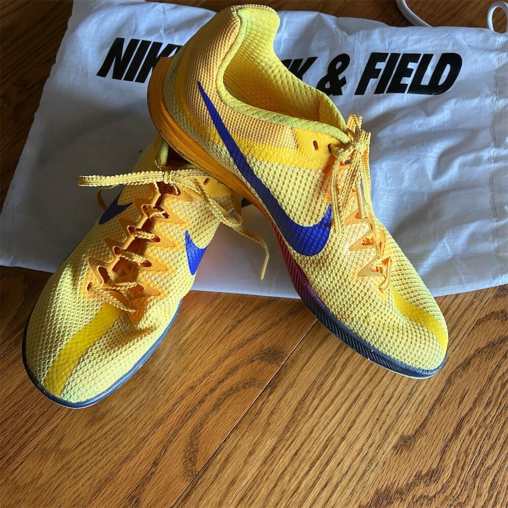Nike Zoom Rival Women’s 8 Distance Track & Field Distance Spikes Citron